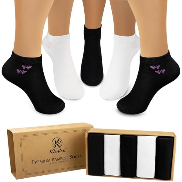 Calze Donna Bambù Alfabeto Caviglia A-Z Morbide Calze Donna Perfette Regalo In P - Foto 11