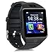 Price comparison product image QIMAOO 1.56 Inch Bluetooth Smartwatch DZ09 for Android Samsung Galaxy S6 / S7 / S8 / iPhone 7 Plus / 6/5 with Camera SIM SD card Slot (Black)