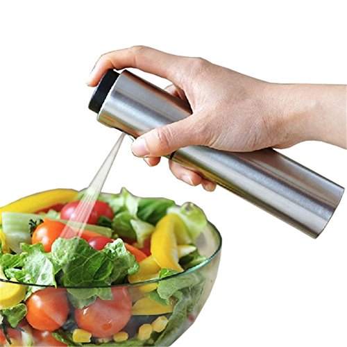 Edelstahl Öl Spray Pumpe, tragbar Fine Mist Olive Essig Spray Flasche, 135 ml – Küche Zubehör Glas Kochen Werkzeug