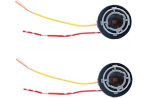 ANCLLO 2 Stück Ersatzlampenfassung, Anschluss, Blinker, Stopp, Rücklicht, Bremslicht, 382 BA15S P21W 1156