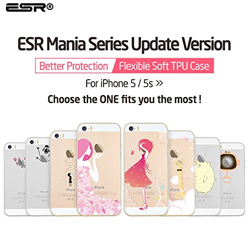 ESR iPhone SE 5 5s Funda  Suave TPU Funda Adorable Parachoques Funda Case Cover Carcasa Para iPhone 5   iPhone 5s   iPhone SE  Peque  o Diablo