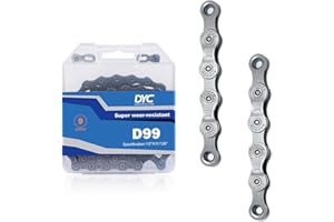 AIKYA DONGYA Catena per Bicicletta 9 Velocità 1/2 x 11/128 Pollici 116 Maglie per Bici da Strada, MTB
