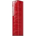 Maybelline New York Lip Colour, Smudge-free, Long Lasting Up To 16h, Liquid Lipstick, Shine Finish, SuperStay Vinyl Ink, 50 Wicked