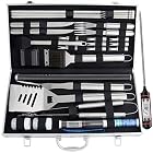 Romanticist 28pcs Grillkoffer mit Grillmatte – Heavy Duty Komplette Grillset Edelstahl Grillbesteck – Bild 1
