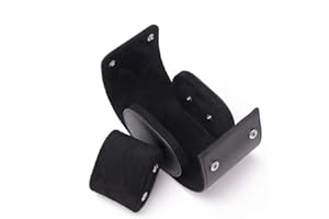 GFYWZ Étui de montre pour homme – Étui de voyage pour montres – Organiseur de rangement et présentoir – Noir