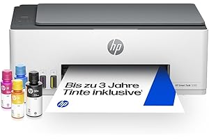 HP Smart Tank 5105 3-in-1 Multifunktionsdrucker (WLAN; Mobiles Drucken) – 3 Jahre Tinte inklusive, 3 Jahre Garantie, großer Tintentank, hohe Reichweite, Drucken in hoher Qualität
