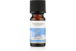 Tisserand Aromatherapy - Sleep Better – Diffuser Oil - Lavender, Jasmine & Sandalwood Essential Oils - 100% Natural Pure Essential Oils - 9ml