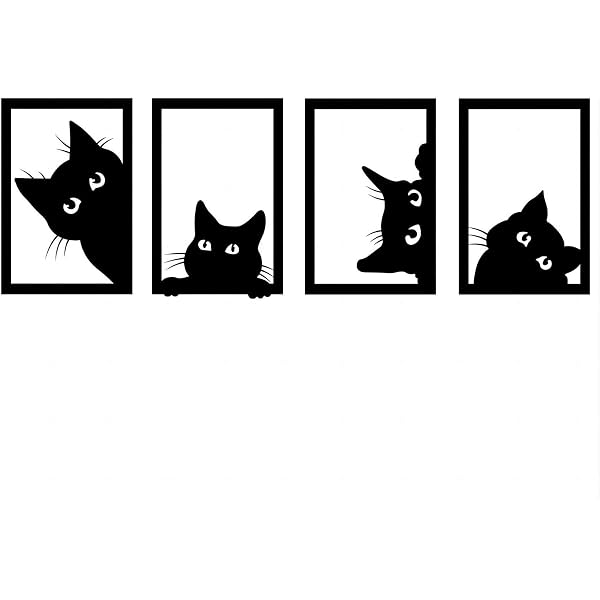 Poster „Katze Miau“ – DIN A4 (21x29,7 Cm) Oder DIN A3, Kunstdruck Auf 310g Papier, Wanddeko Für Katzenliebhaber | Ohne Rahmen