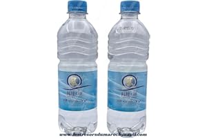 ZAYTI Acqua di Zamzam (dal pozzo di Zam zam) - 2 x 500 ml- Autentico di (Mecca) Makkah in Arabia Saudita - acqua minerale (2 bottiglie)