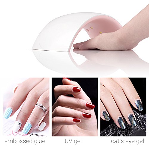 Duomishu Nageltrockner 9s Plus Nagellacktrockner 18 UV-Nagellampen 36w LED Lampe mit LCD-Display Nail Art Malerei Salon Werkzeuge perfekt und professionell für Nagelstudios zum Trocknen oder Polieren von Nägeln (unterstützt USB-Lade Perfekt Geschenk zum Valentinstag) ) - 5