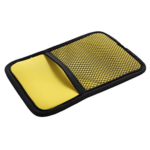 GLOTRENDS Universal Festplattentasche für 2,5 Zoll Festplatten und SSD/HDD, Hard Case erschütterungsfeste Schutzbox (Gelb) - 9