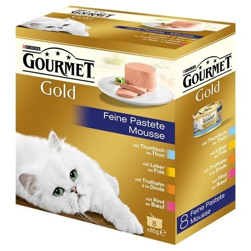 Preisvergleich Produktbild Gourmet Gold Multipack Feine Pastete 8 x 85 g Stück