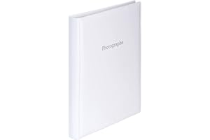 PFENNIG N SQUID Deluxe Large White Self Adhesive Photo Album Hold Various Sized Photos 50 Page