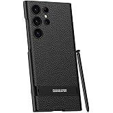 Senon Galaxy S24 Ultra Case Zore Camera Protected Leather Vertical Stand Ays Cover