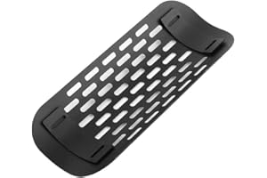 Qiilu QL01072 Coperchio scudo termico universale per marmitta di scarico moto universale(Black)