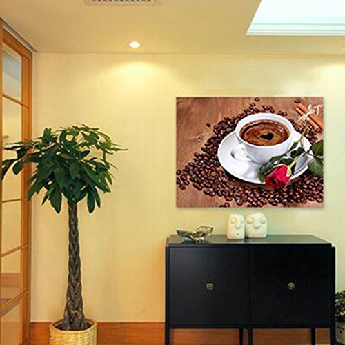 Kaffeetasse Rosen Diamant Stickerei DIY Needlework 5D Gem?lde Kreuz Stich Malerei Dekor 30 * 30CM - 2