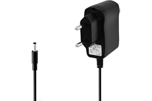 AMUZIK Adaptador de alimentación de pedal de 9 V CC para pedales de guitarra Boss Zoom Guitar Multi Effects Pedal – 500 mA Power Supply UL Listed, Center Negativo