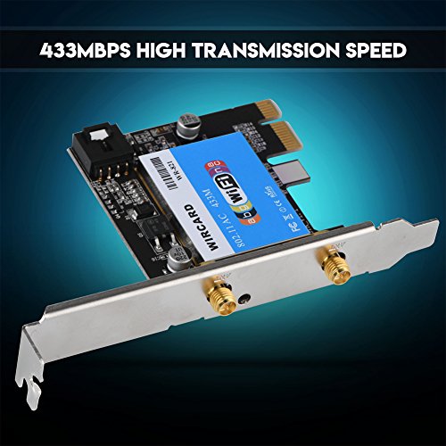 VBESTLIFE PCIe Bluetooth Tarjeta de Red para Desktop rtl8821  2 4  G 5G