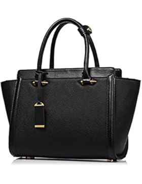 NUCLERL Damen Handtaschen Echtes Leder Umhängetaschen Große Top-Griff Taschen Umhängetaschen Tote Bag Messenger...