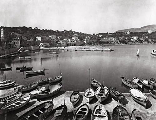 Photo on Canvas, The Bay of St. Jean Cap Ferrat, Circa 1880, 50 cm x 70 cm
