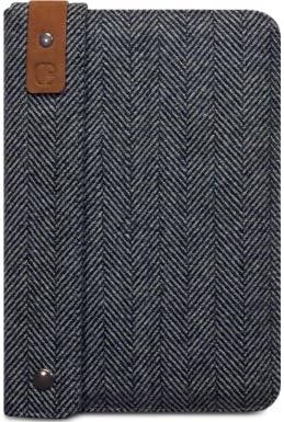 iPad Mini Stafford Herringbone Grey Tweed & Leather Carry Case