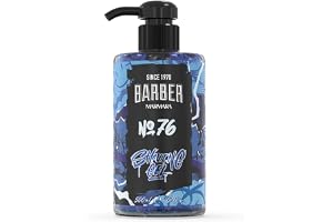 Barber Marmara No.76 Transparent Non-Foaming Shave Gel for Men 500ml | Professional Turkish Barber Quality for Precision Shaving. Ideal for Beard Contours, Neckline and Close Shaves.