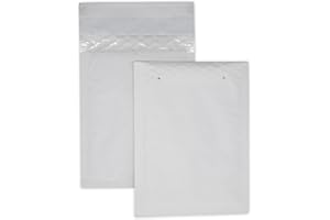 UNIVERS GRAPHIQUE UG-ECO-C3 100 Enveloppes à Bulles d'air Pochettes Bulle, taille C C3 C/3 int. 150 x 215 mm pour A5, Enveloppe Bulle, Enveloppe Matelassées d’Expédition Pochette Protection d’Envoi