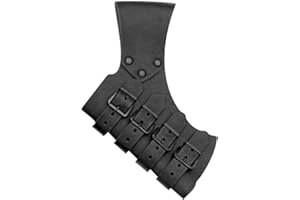 POLOGMASE Ceinture Épée, Épée Médiévale En Cuir, Épée Grenouille, Ceinture Épée Médiévale Réglable Accessoires Renaissance Ceinture Anneau Médiéval Viking Bataille Cuir Épée Grenouille Pour Cosplay Soirée