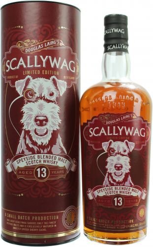 Douglas Laing's 13 Years Old Scallywag Limited Edition Speyside Blended Malt Scotch Whisky in Gift Box - 700 ml