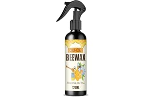 THESOSY Spray de cire d'abeille micromolécularisée naturelle, vernis et nettoyant pour meubles en spray de cire d'abeille, spray nettoyant pour bois de cire d'abeille moléculaire, spray de polissage (1PC)