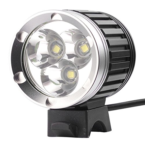 DB POWER Katia Linterna Lámpara Frontal Cabeza Cree XM-L T6 3 LED 4200LM Luz Blanco Camping
