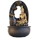 eCraftIndia Golden Textured Lord Buddha With Round Base Water Fountain RS.5995.00
