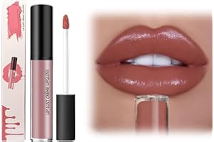 ‎LAOCAF Lippenstift mit Cremiger Textur, Wasserfest, 2024 Neuer Lipgloss, Lang Anhaltender Charme, Glatte Schimmertextur, Lipgloss 24 Stunden Halt (#7, one)