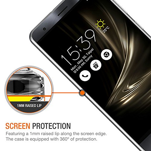Asus Zenfone 3 Deluxe ZS570KL 5 7   Funda  iVoler TPU Silicona Case Cover Dura Parachoques Carcasa Funda Bumper para Asus Zenfone 3 Deluxe ZS570KL 5 7     Ultra-delgado   Shock-Absorci  n   Anti-Ara  azos   Transparente - Garant  a Incondicional de 18 Meses