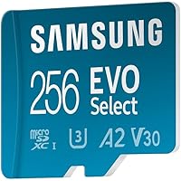Samsung EVO Select microSD Speicherkarte (MB-ME256KA/EU), 256 GB, UHS-I U3, Full HD, 130MB/s Lesen, für Smartphone und Tablet