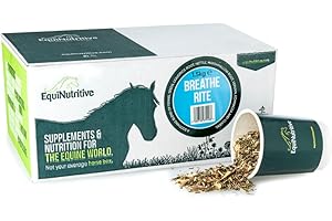 Equinutritive Breathe Rite | Horse Respiratory Supplement | Equine Breathing Support For Horses Prone To Coughing, Excess Mucus, Airborne Irritants or Allergies | 100% Natural Herbs (4.5kg)