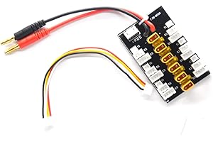 Padarsey XT30 Carte de Chargement parallèle pour Batteries LiPo 1S 2S 3S Compatible avec XT30 JST JST-PH 2.0