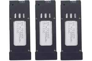 ZYGY 3PCS 3.7V 500mAh Batería Lipo para repuestos de batería E58 S168 JY019 RC Quadcopter Drone
