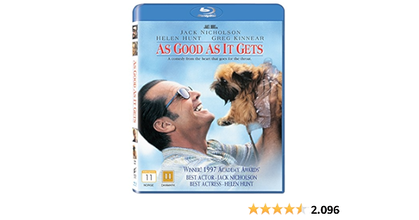 Besser Geht S Nicht As Good As It Gets Blu Ray Amazon De Jack Nicholson Shirley Knight Matt Malloy Helen Hunt Greg Kinnear Cuba Gooding Jr Skeet Ulrich Yeardley Smith Lupe Ontiveros