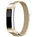 Produktbild Fitbit Alta Band Ersatz, Kiss Me vollständig Magnetverschluss Verschluss Mesh Schlaufe Edelstahl Milanaise Ersatz Zubehör Armband Strap für Fitbit Alta Fitness Tracker gold