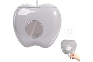 Ntrjtrss Dispensador de Film Transparente, Organizador de Bolsas de Plástico, Caja de Almacenamiento de Envoltura de PláSticos para, Film Transparente, Cocina y Casera (Gris)