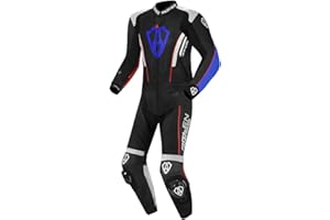 Arlen Ness Losail 2-Teiler Lederkombi (Black/White/Red/Blue,54)
