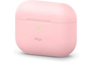 ‎ELAGO elago - wysokiej jakości silikonowe etui na słuchawki AirPods Pro, zapewniające pełną ochronę i widoczność diody LED
