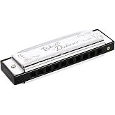Fender Blues Deluxe Harmonica D (Re) Mızıka | Başlangı&ccedil; dostu blues armonika, zengin klasik ton, koruyucu kılıf, dayanıklı ya