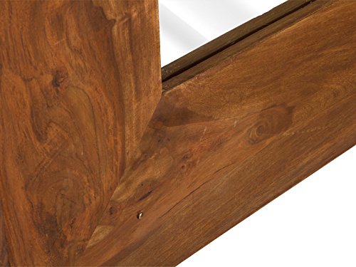massivum Spiegel Cubus 120x90x3 cm Palisander braun gewachst - 3