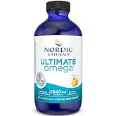 Nordic Naturals, Ultimate Omega, 2840mg Omega-3, Fish Oil with EPA &amp; DHA, Lemon Flavor, 8 fl oz, Lab Tested, Soy Free, Gluten