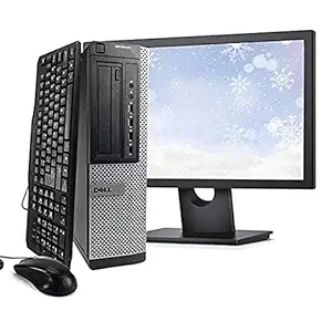 (Renewed) Dell Optiplex 17 inch (43.18 cm) All in One Desktop Set ( Intel i5 3470, 8GB, 500GB HDD, 17 inches HD Monitor, Keyboard, Mouse, Wifi, Display Port),Windows 10 Pro, MS Office