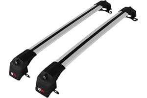 accessorypart Compatible with Honda CR-V 4 2012-2016 ACE-2 Car Roof Rack Cross Bar Grey Aluminium 2 Bars