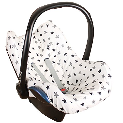 Bezug Ukje für Maxi-Cosi Cabriofix, Citi und Pebble (Plus) - Ecru mit Sterne ♥