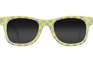Chicco - Gafas de Sol Infantiles Para Niños De 2 años, Con Montura flexible y Lentes Anti Arañazos, Color Gris y Amarillo Cactus